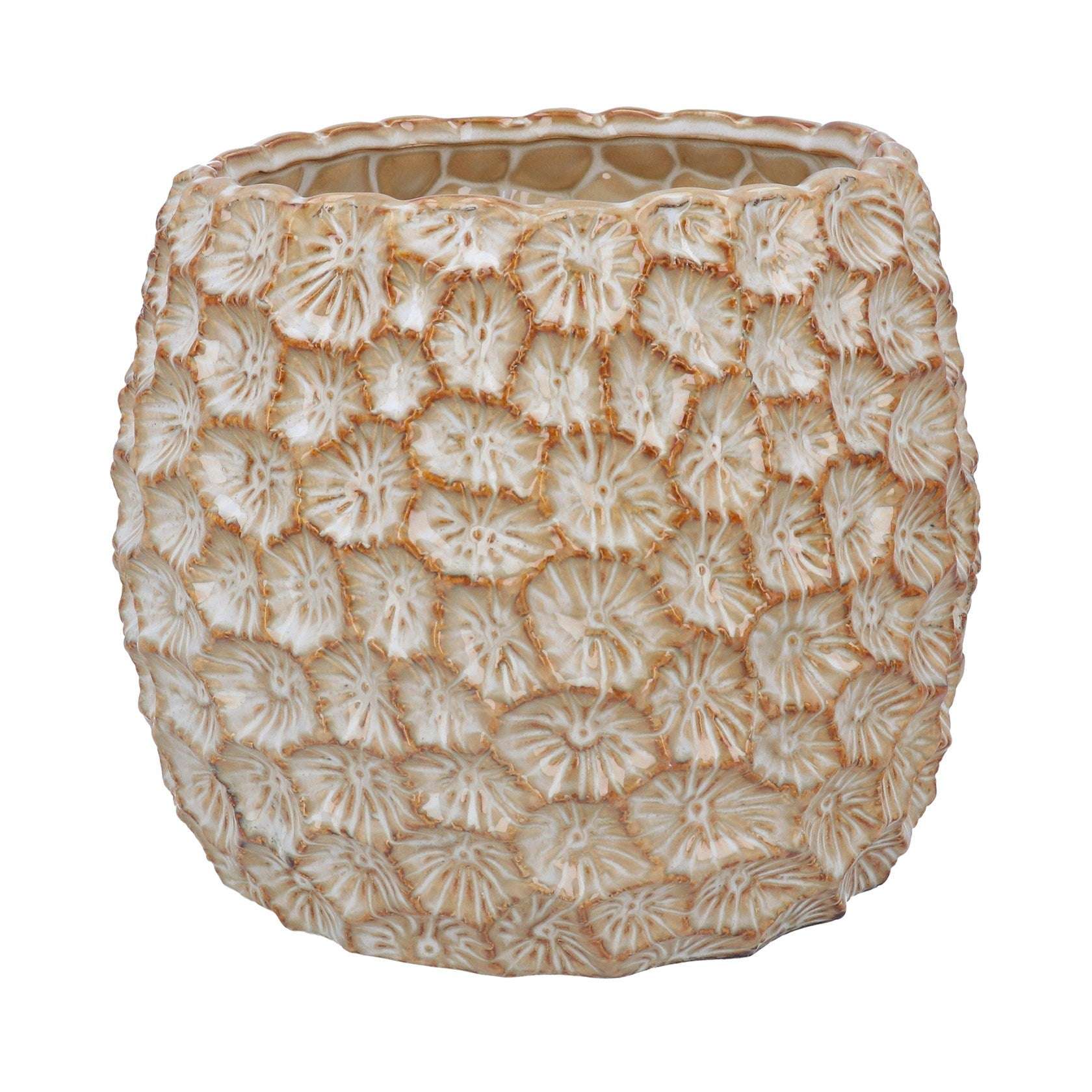 Ceramic Plant Pot, Natural Extra Large,Large,Small