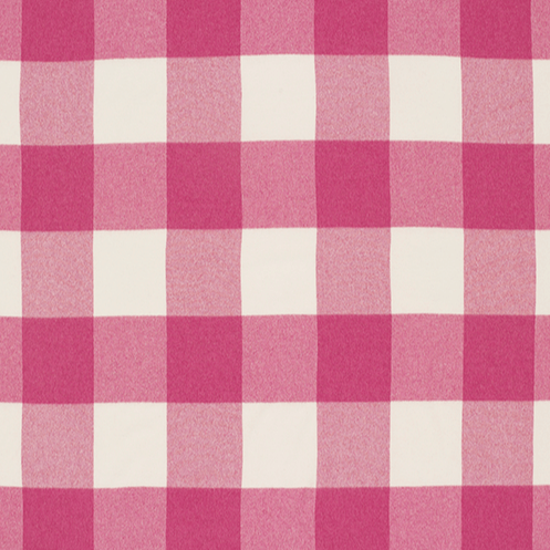 Cerise Block Check Throw by Bronte