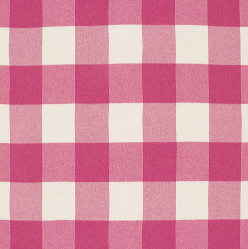 Cerise Block Check Throw by Bronte
