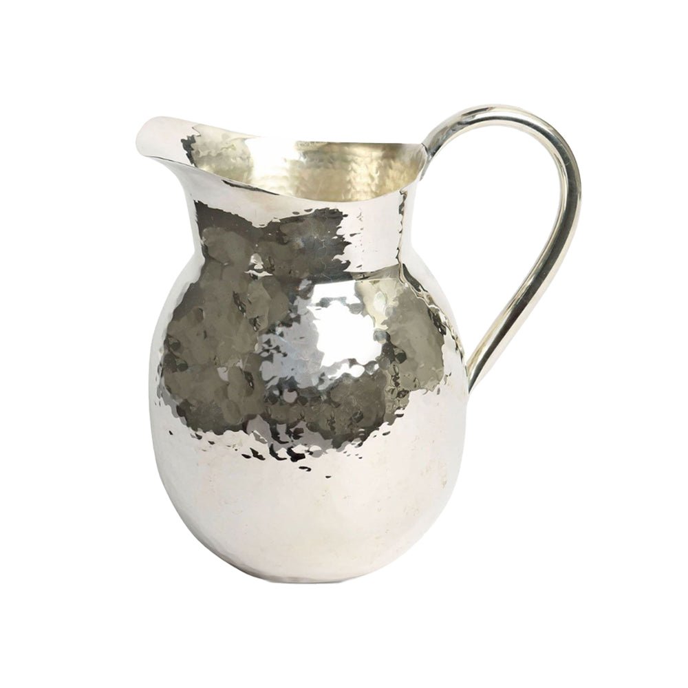 Champagne Hammered Jug, Medium