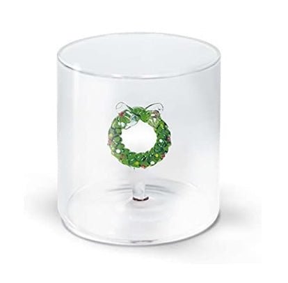 Christmas Glass Tumbler - Angela Reed -
