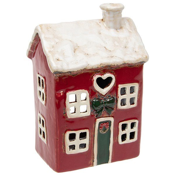 Christmas Heart House Tea-light House