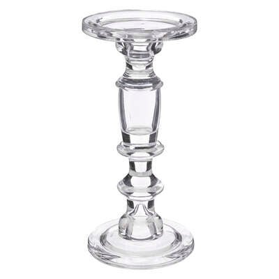 Chunky Glass Candlestick, Large
