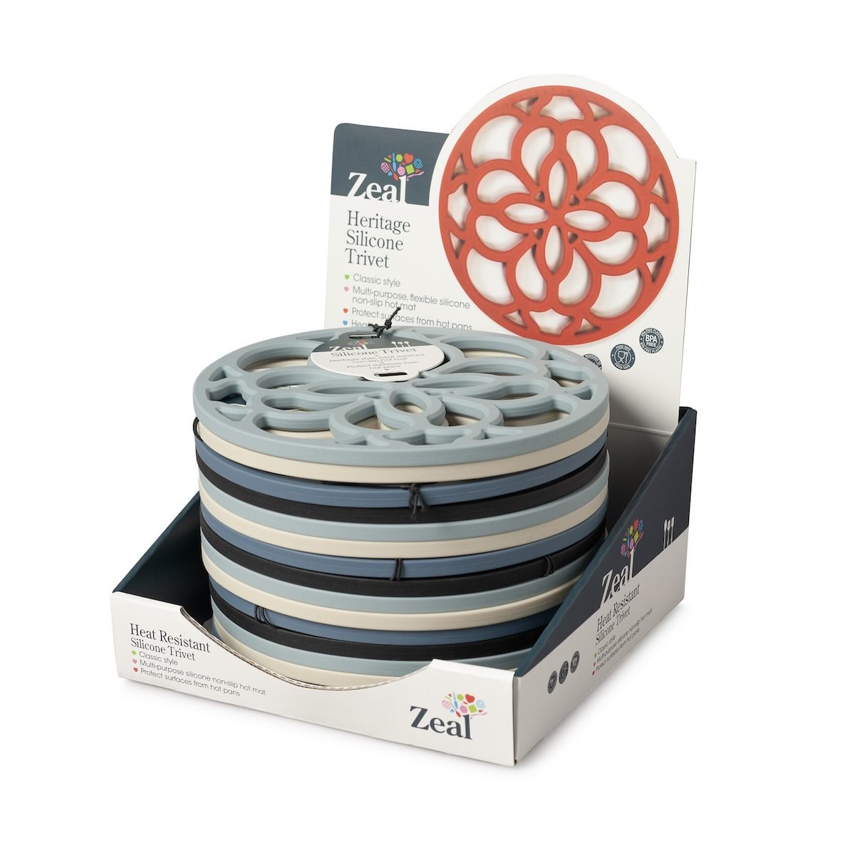 Circular Trivet, Assorted Neutral Colours