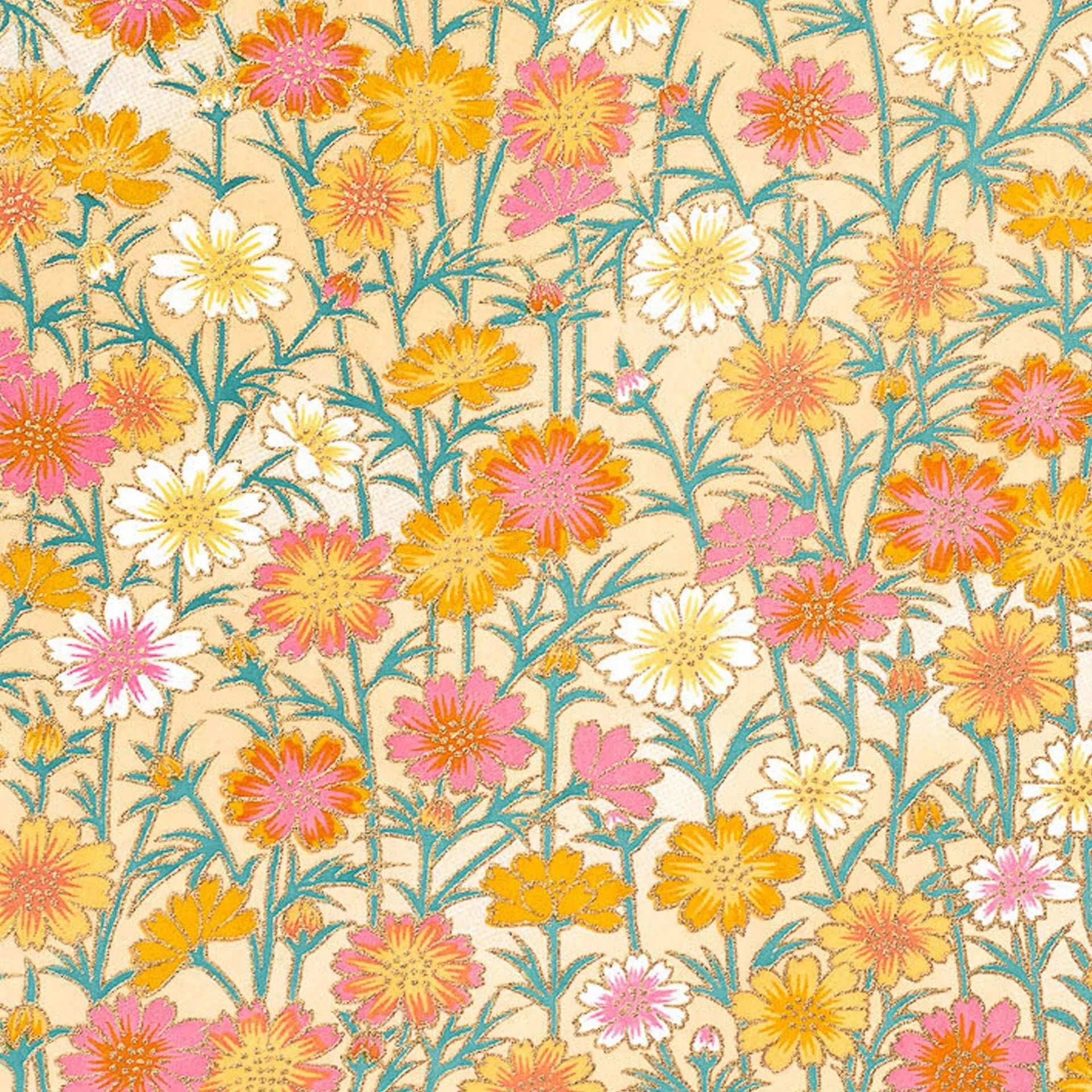 Classic Journal, Orange Daisies Small,Medium