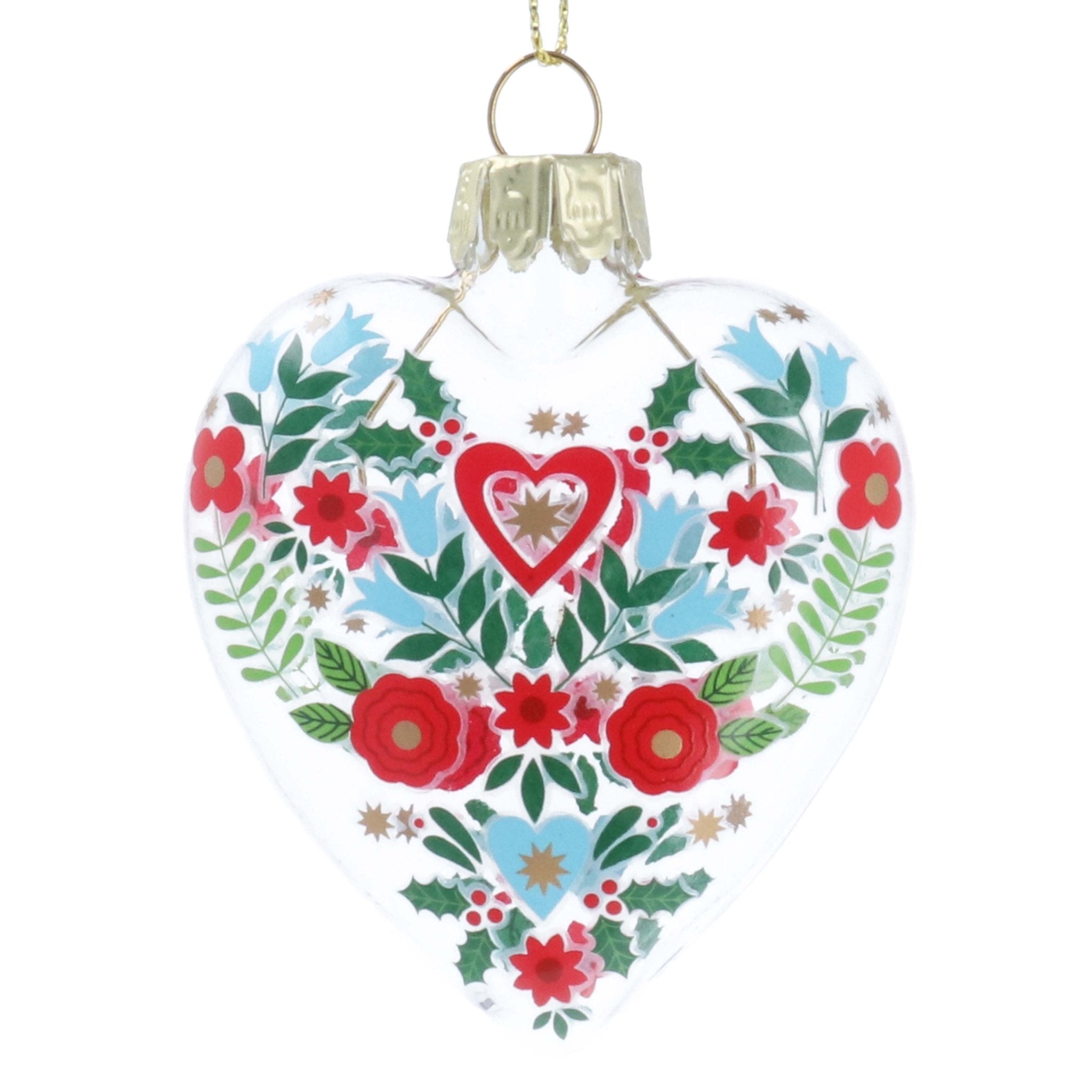 Clear Alpine Glass Heart