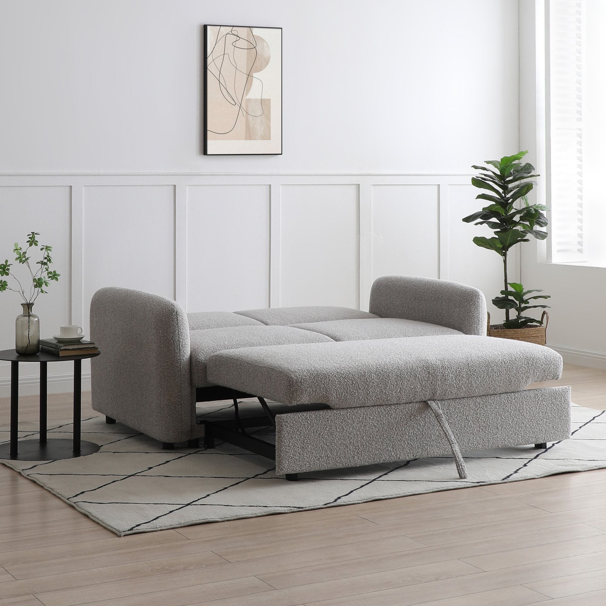 Cloud Sofa Bed, Natural Fabric