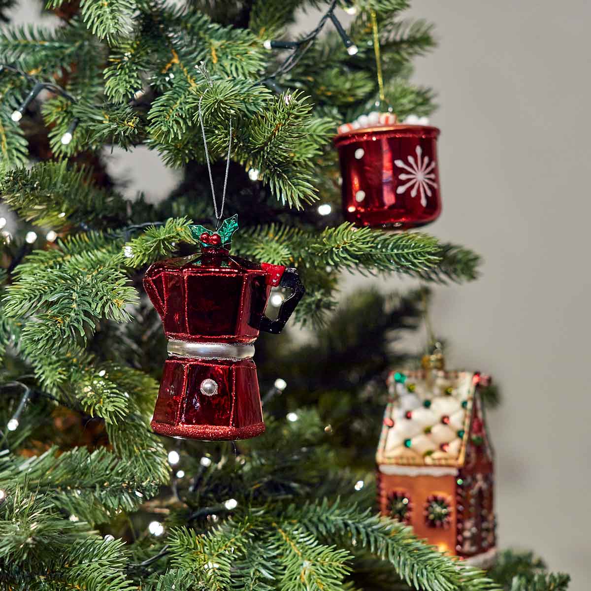 Coffee Pot Shaped Bauble