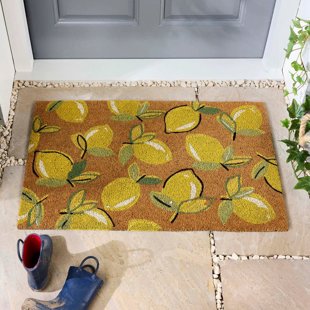Coir Lemons Door Mat - Angela Reed -