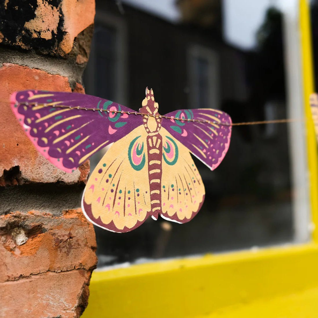 Colourful Butterflies Paper Garland