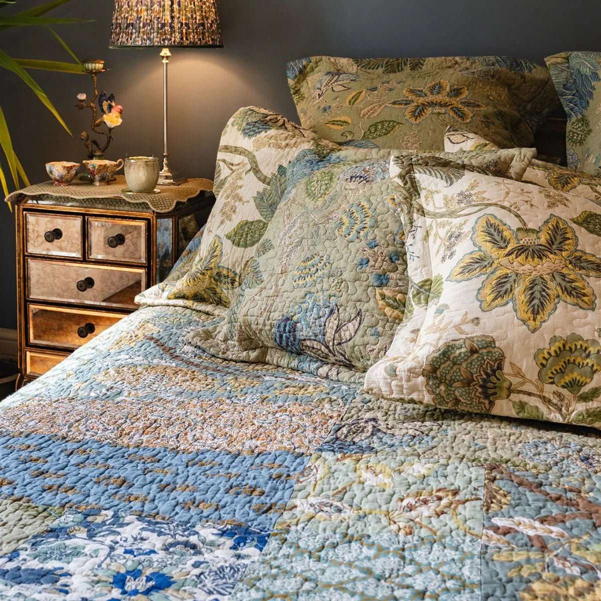 Constance Patchwork Cotton Bedspread
