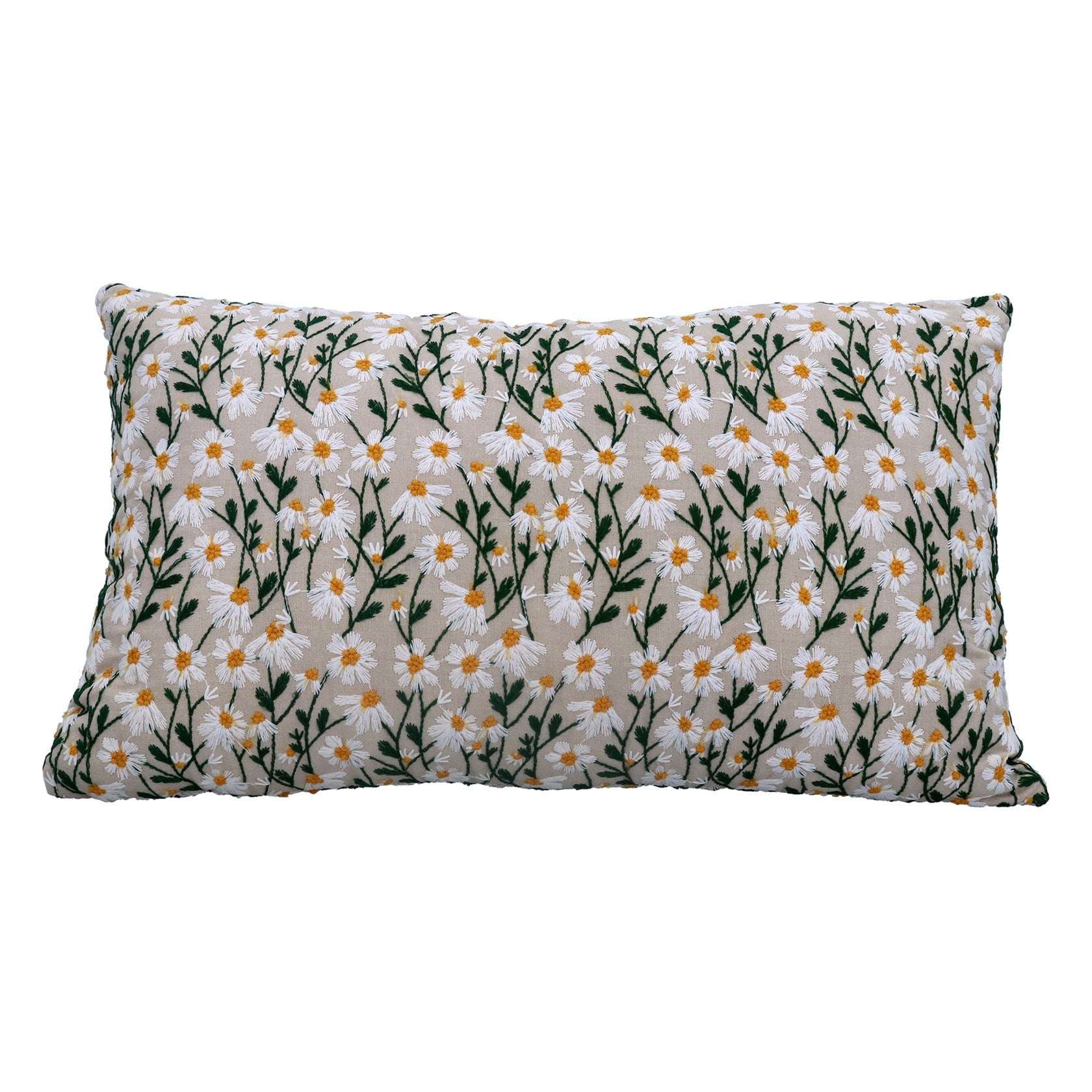 Daisy Cushion Large - 40cm x 40cm,Small - 50cm x 30cm