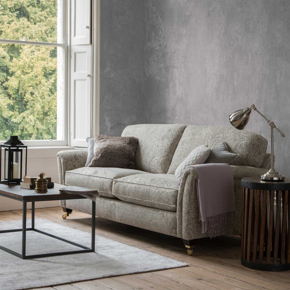 Devonshire Large 2 Seat Sofa - Formal Back Hatton Pewter (A) / Hatton Pewter (A),Hatton Pewter (A) / Hatton Dove (A,Hatton Pewter (A) / Austen Medallion Dove (A),Hatton Pewter (A) / Austen Stripe Dove (B),Hatton Pewter (A) / Austen Medallion Oatmeal (B),Hatton Pewter (A) / Austen Oatmeal (A),Hatton Pewter (A) / Austen Stripe Oatmeal (B),Hatton Pewter (A) / Austen Trellis Dove (B),Hatton Pewter (A) / Austen Trellis Oatmeal (B),Hatton Dove (A / Hatton Pewter (A),Hatton Dove (A / Hatton Dove (A,Hatton Dove (A
