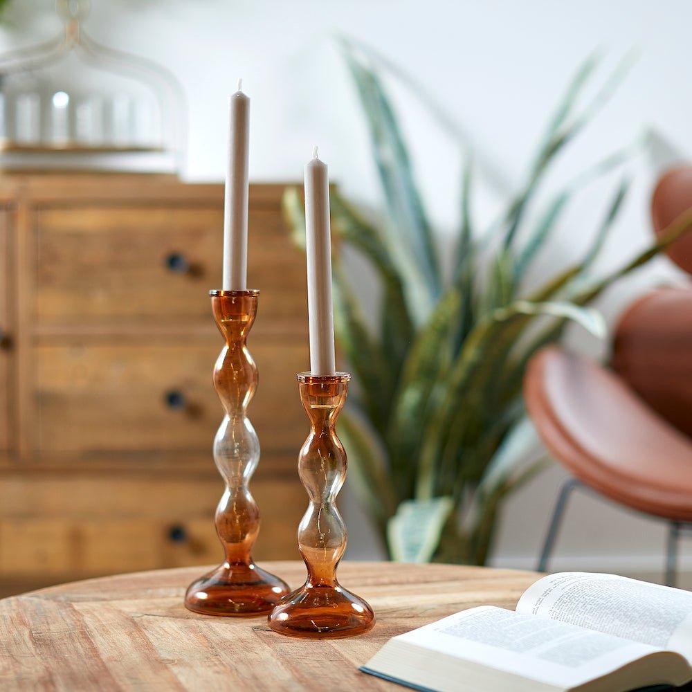 Dinner Candles, Pack of 6, Mushroom