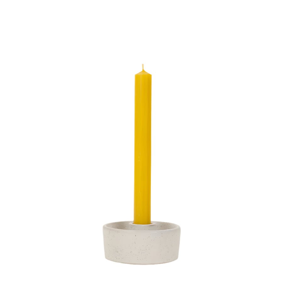 Dinner Candles, Pack of 6, Ochre
