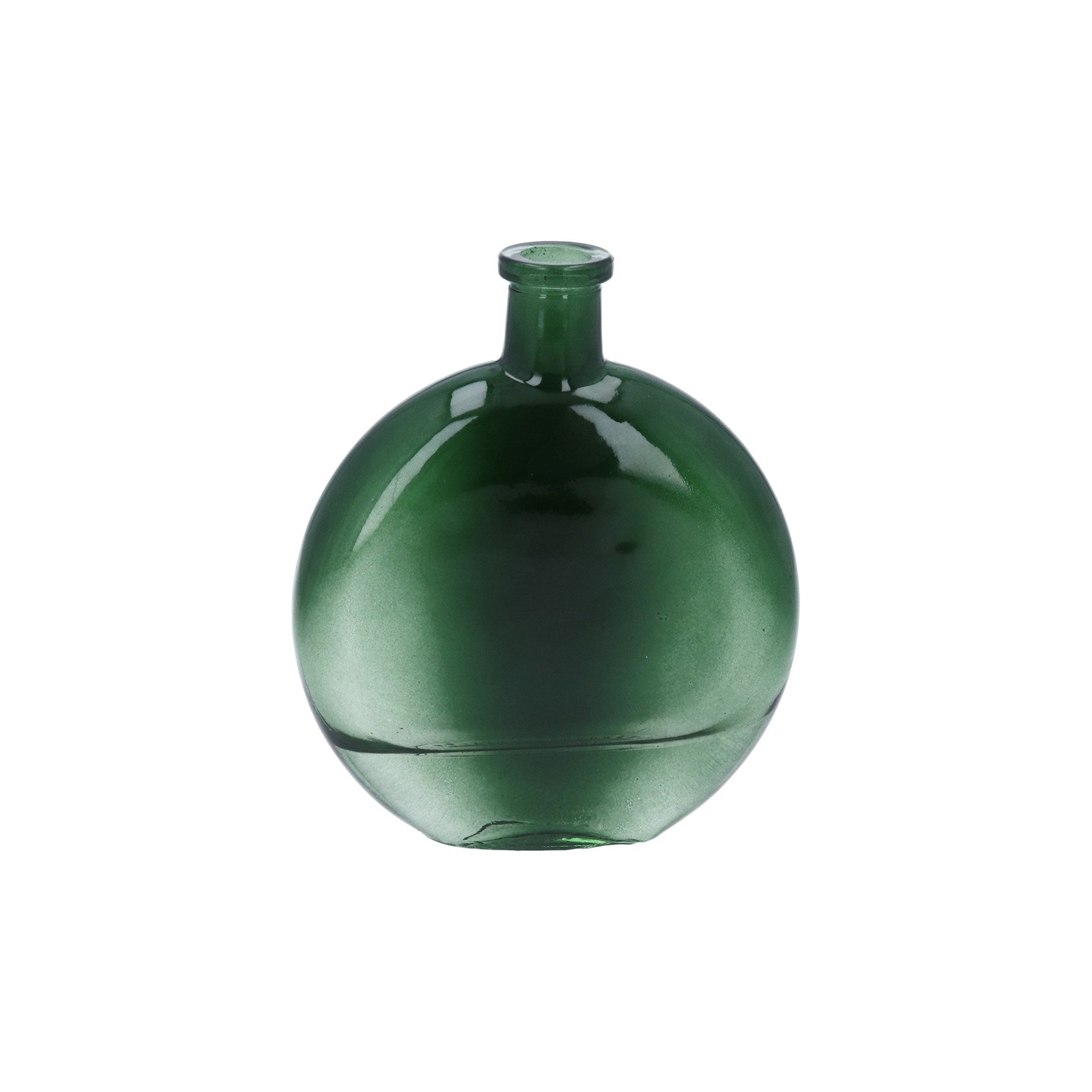Disc Shaped Bud Vase Blue,Green