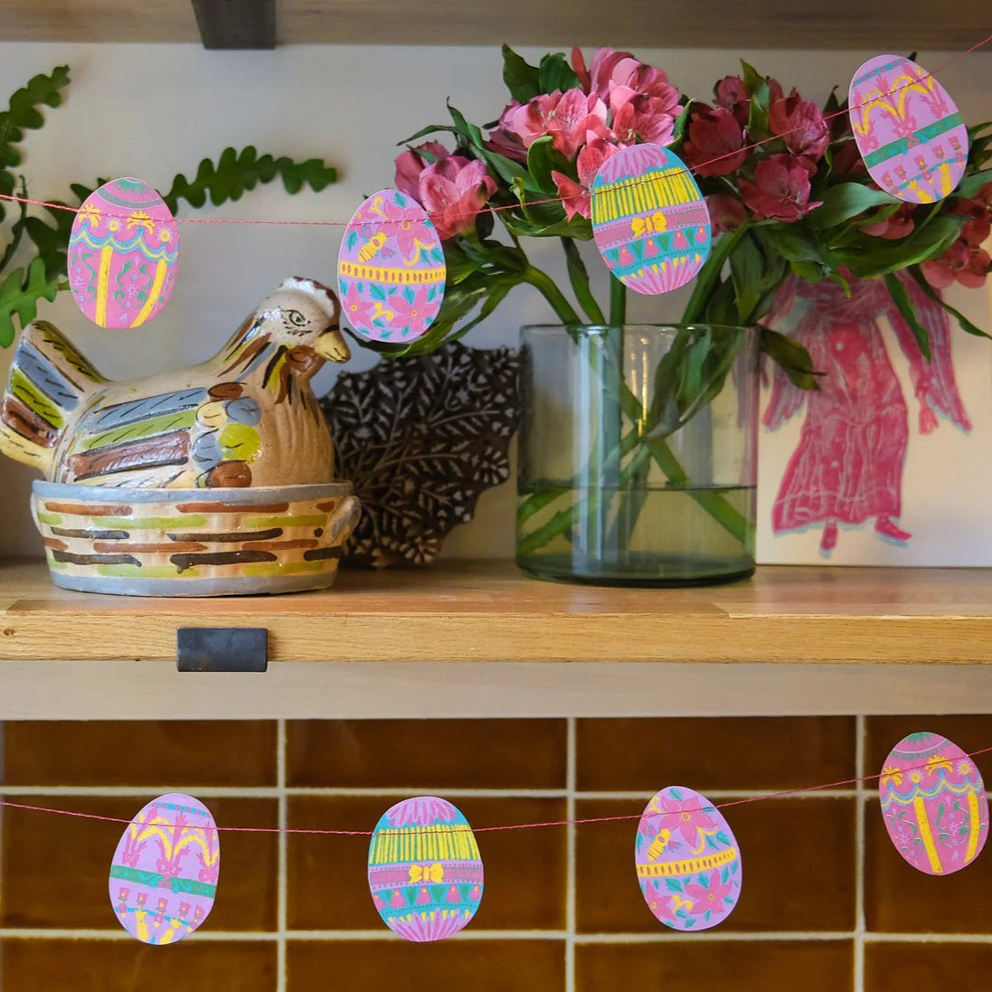 Easter Egg Paper Garland