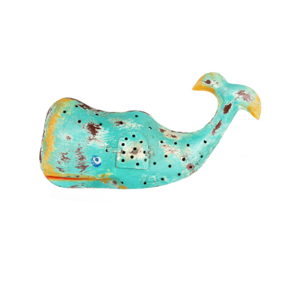 Emerald Green Whale Tea-Light Holder