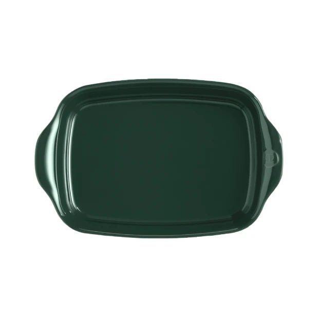 Emile Henry Medium Rectangular Oven Dish Cedar Green