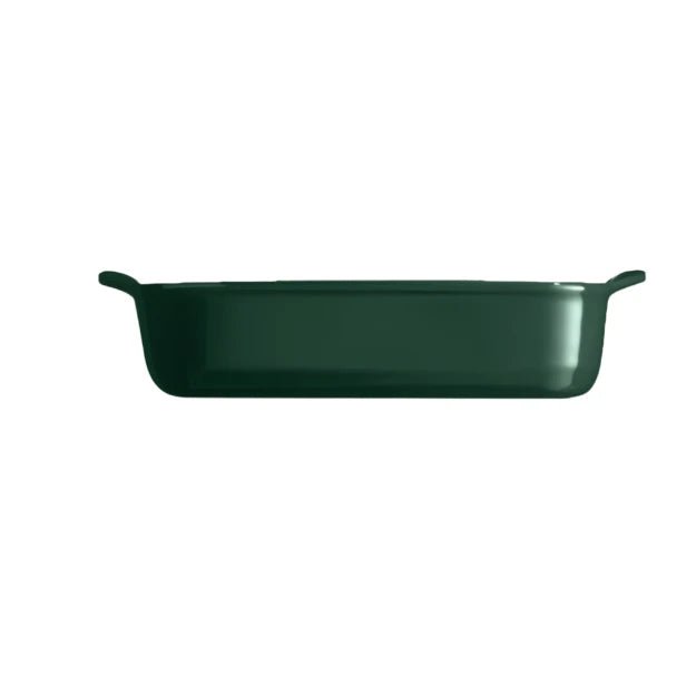 Emile Henry Medium Rectangular Oven Dish Clay,Cedar Green,Toscane