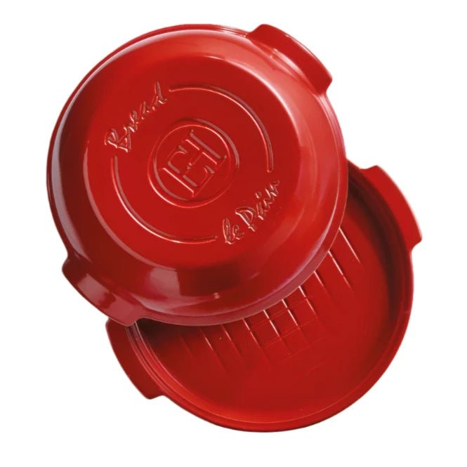 Emile Henry Round Bread Baker in Burgundy