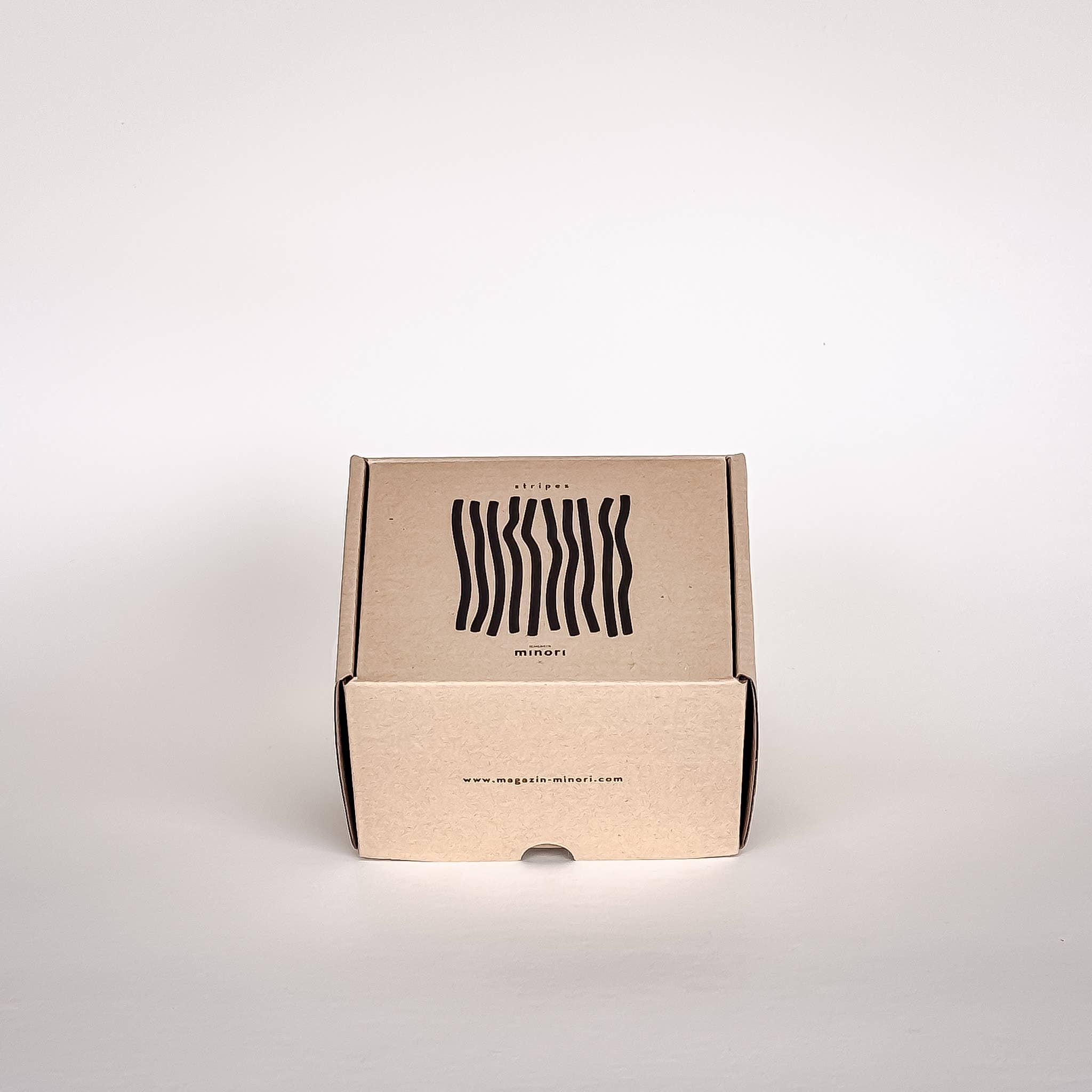 Espresso Striped Cups, Incanto Rose