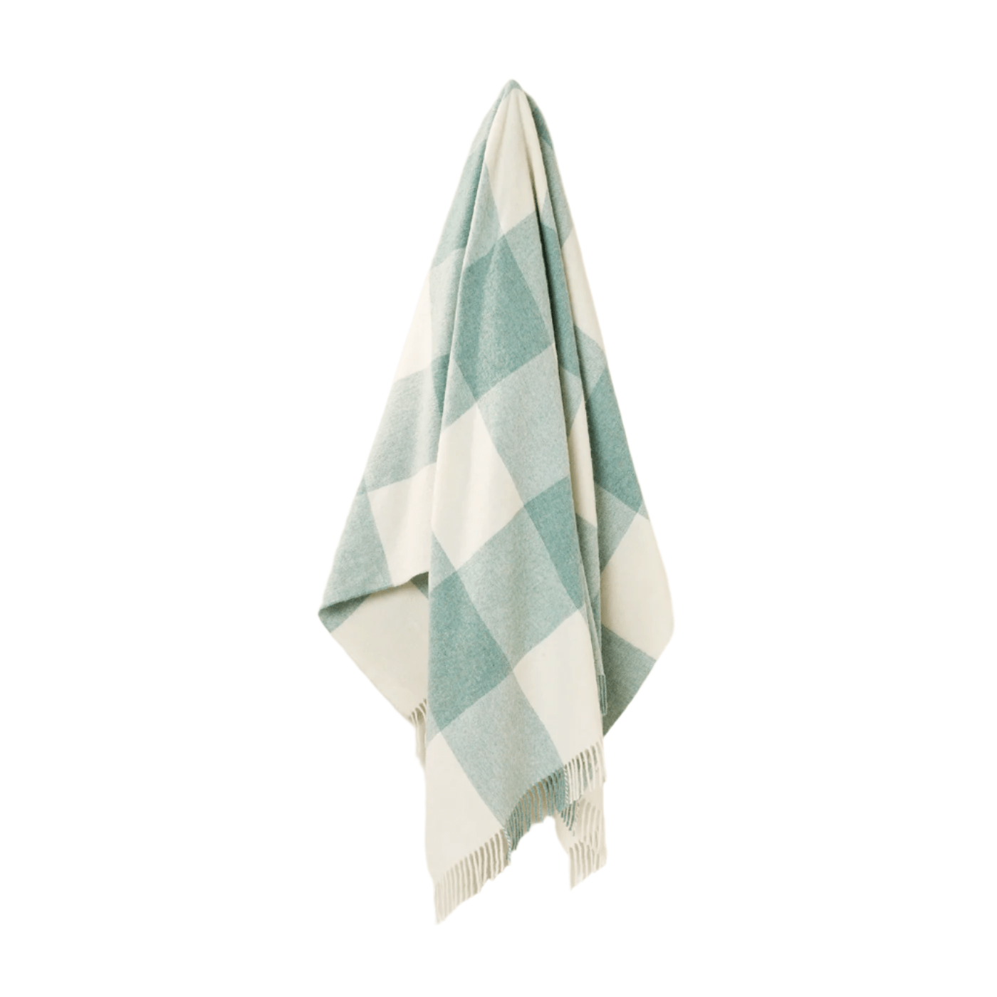 Eucalyptus Block Check Throw by Bronte