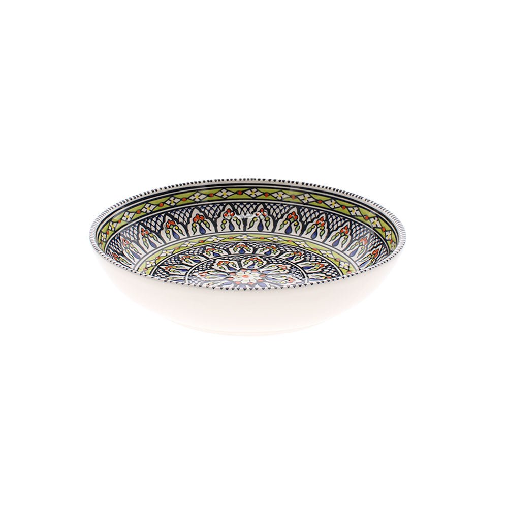 Extra Large Hand Made Shallow Bowl, Pistachio