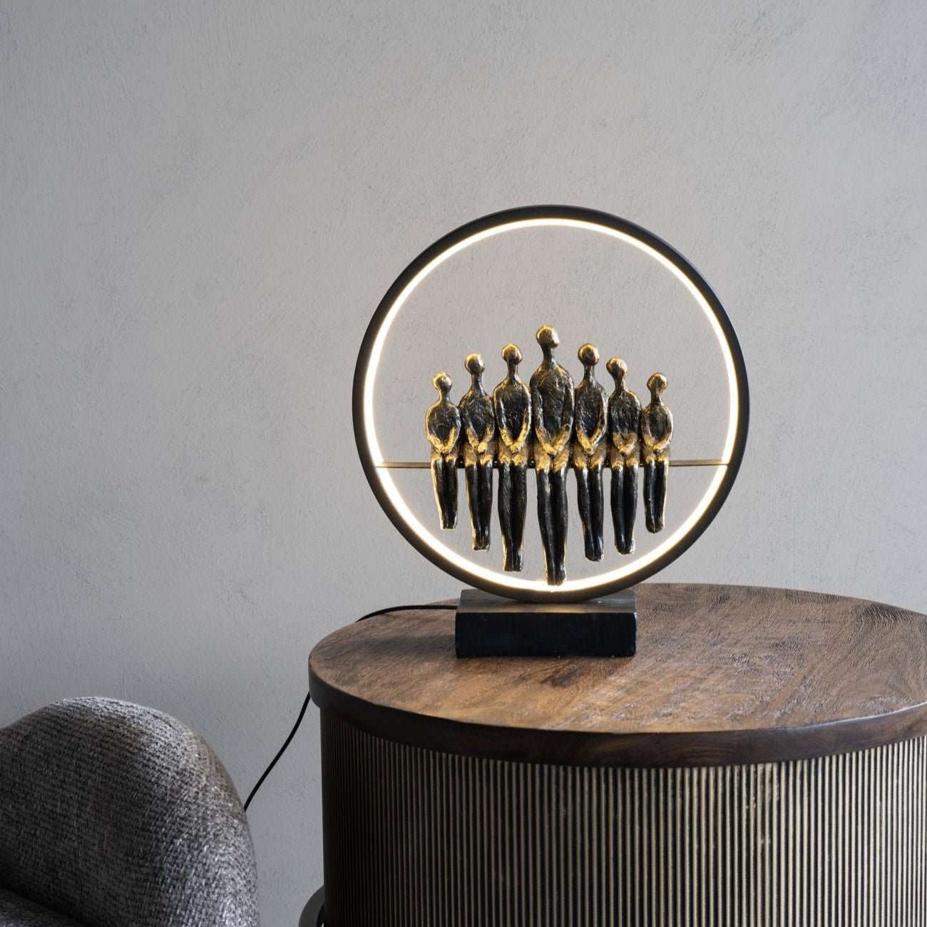 Family Light Sculpture with LED