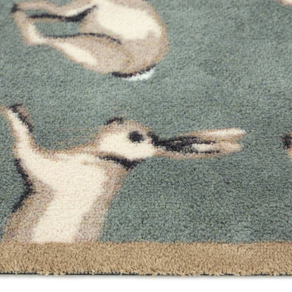 Farmhouse Hares Washable Doormat - Angela Reed -
