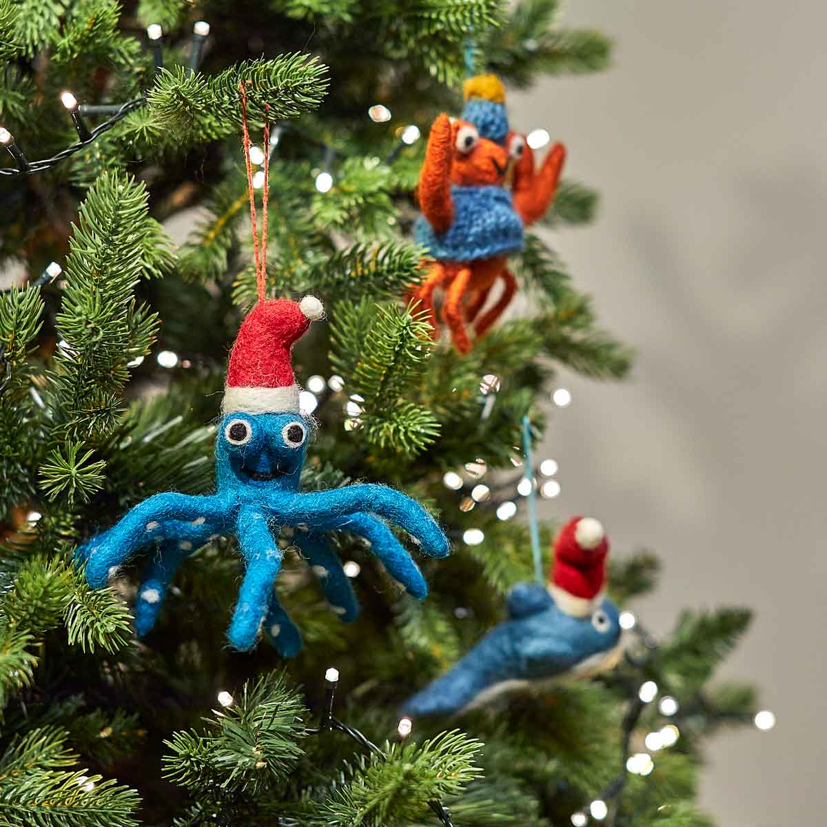 Felt Christmas Octopus