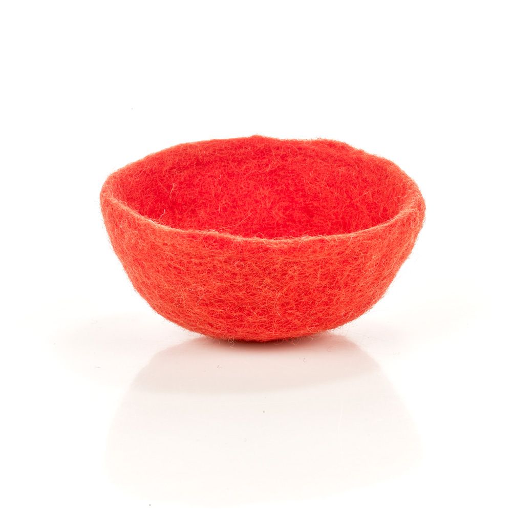 Felt Colourful Trinket Dish, Assorted