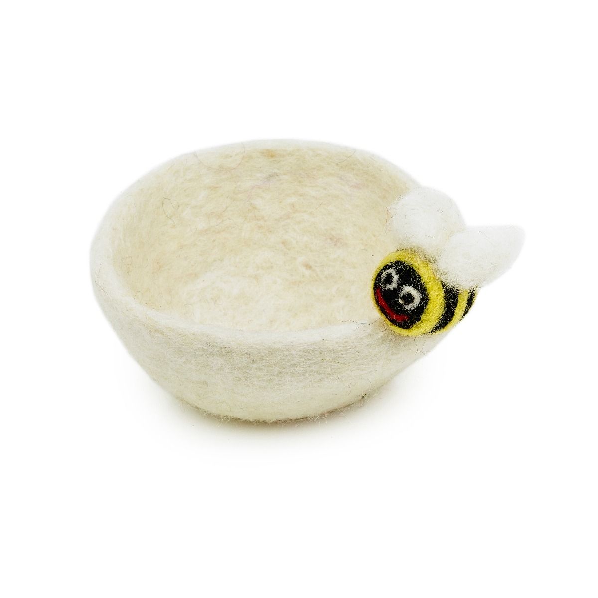 Felt Garden Bugs Trinket Dish Bee,Ladybird,Butterfly