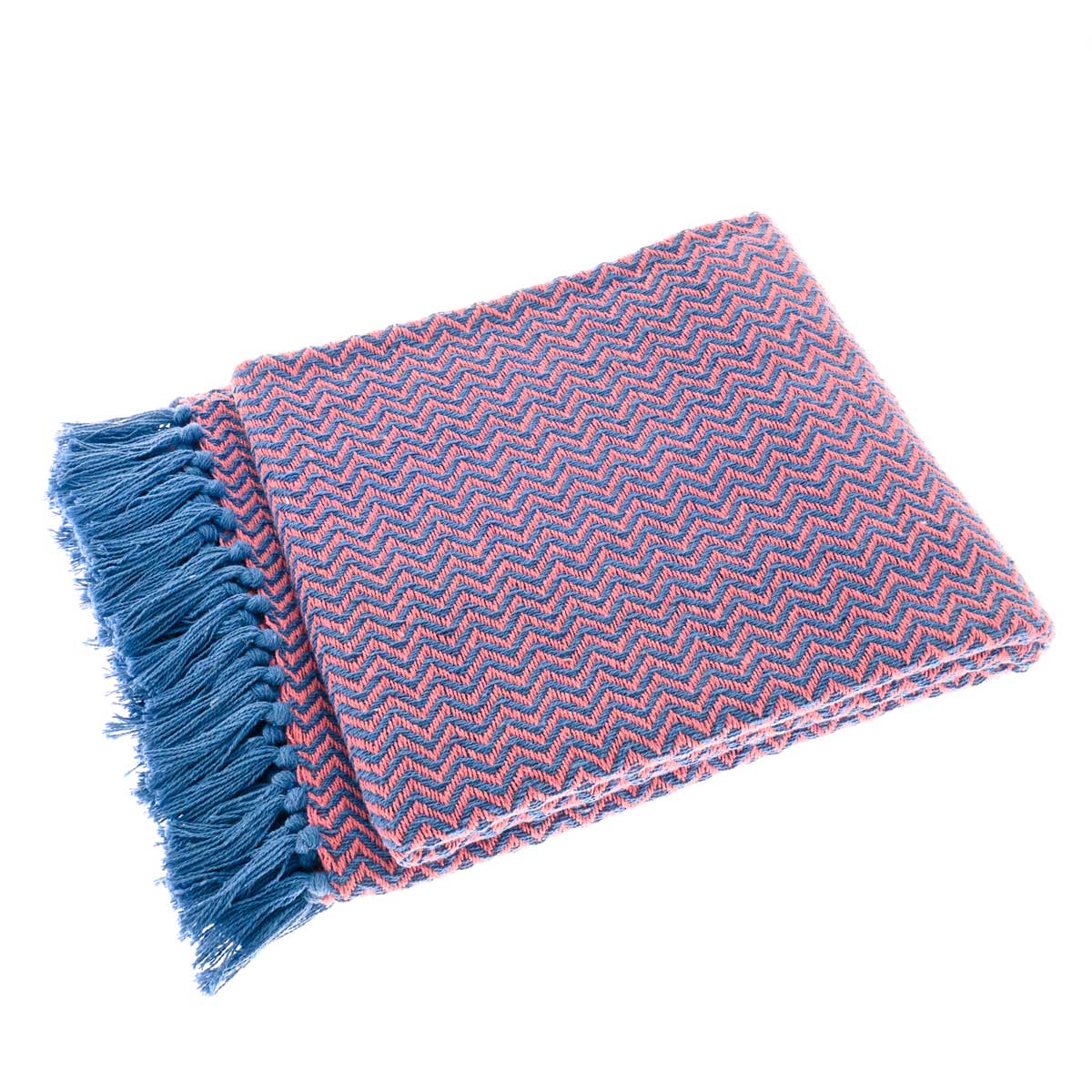 Festival Recycled Throw Blue & Green,Blue & Pink,Green & Yellow,Pink & Orange