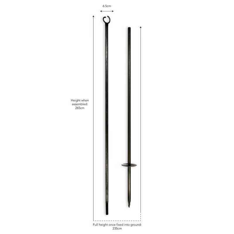 Festoon Support Pole