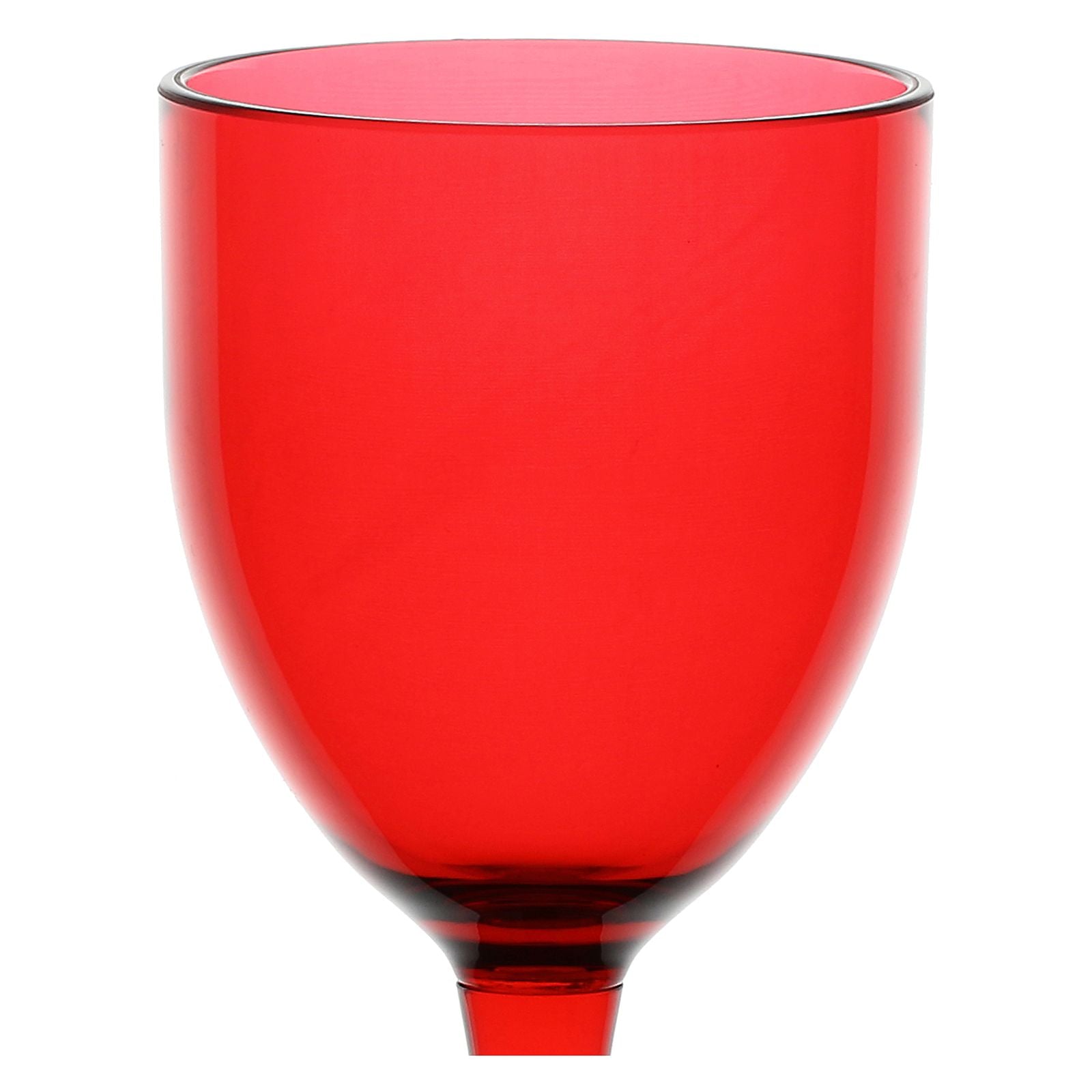 Fiaba Acrylic Wine Glass, Red
