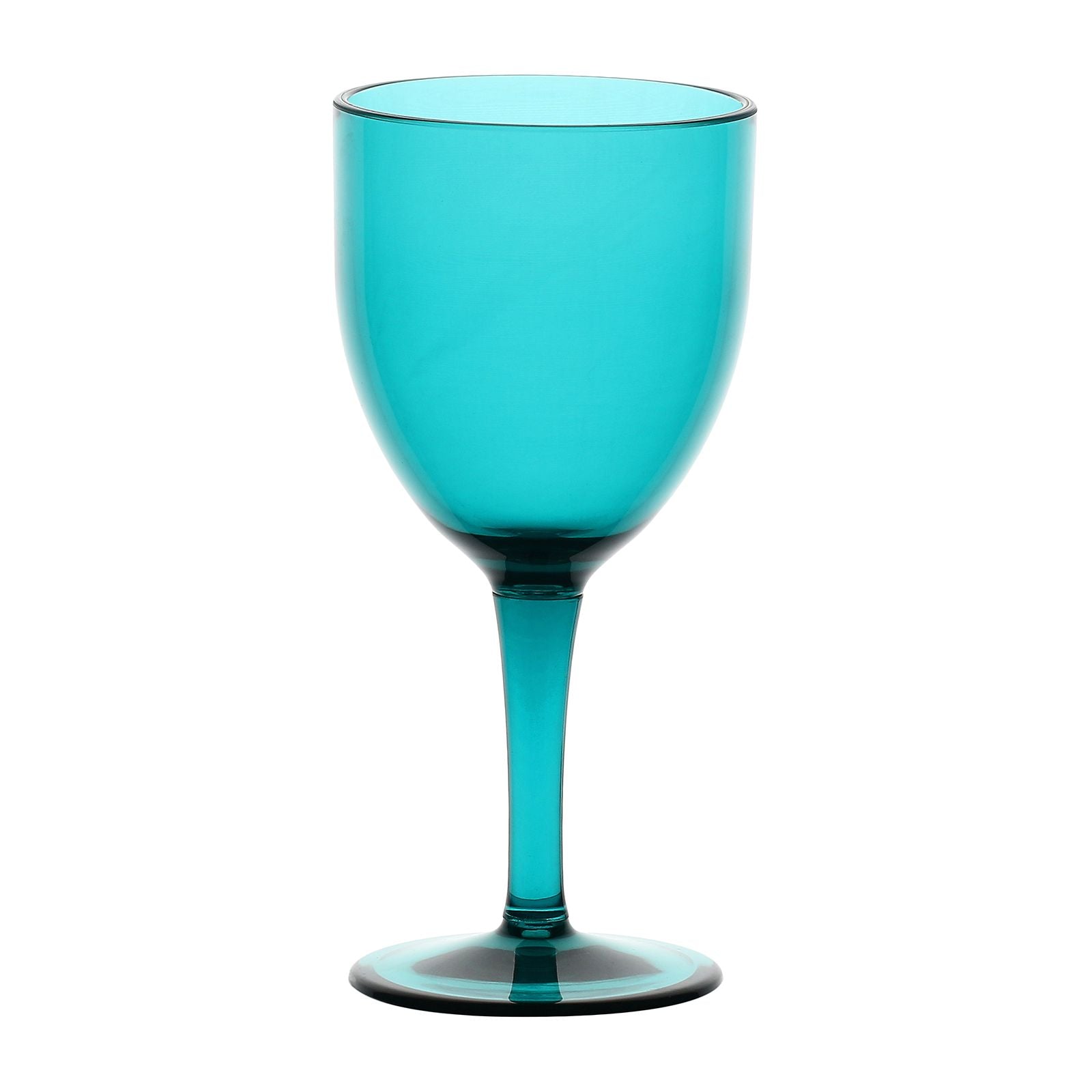 Fiaba Acrylic Wine Glass, Turquoise