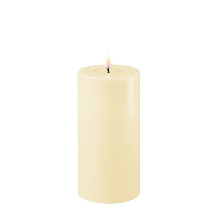 Flameless LED Cream Candle 7.5 x 15cm (3 x 6")