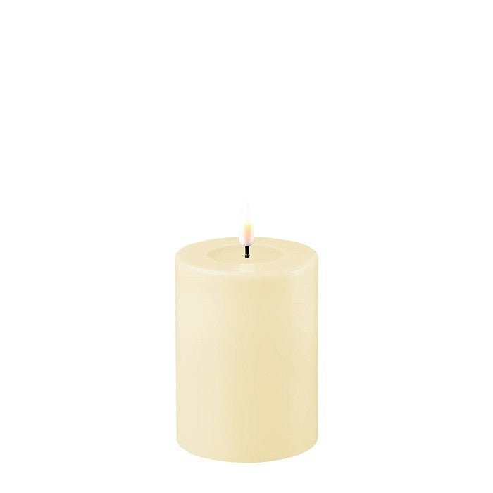 Flameless LED Cream Candle 7.5 x 10cm (3 x 4"),7.5 x 12cm (3 x 5"),7.5 x 15cm (3 x 6"),10 x 15cm (4 x 6"),Tealights (pack of 2)