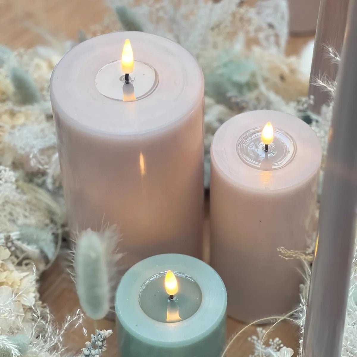 Flameless LED Rose Candle 7.5 x 10cm (3 x 4"),7.5 x 12cm (3 x 5"),7.5 x 15cm (3 x 6"),10 x 15cm (4 x 6")