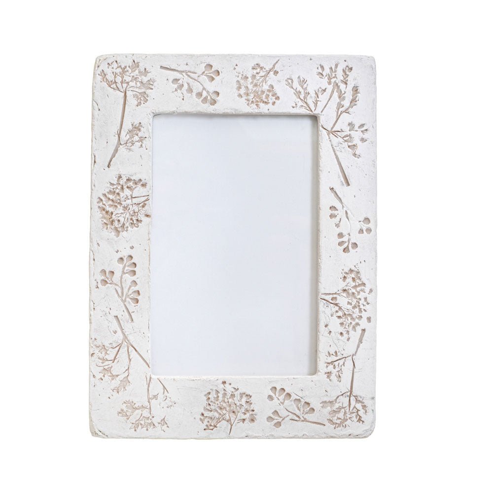 Flower Imprint Photo Frame