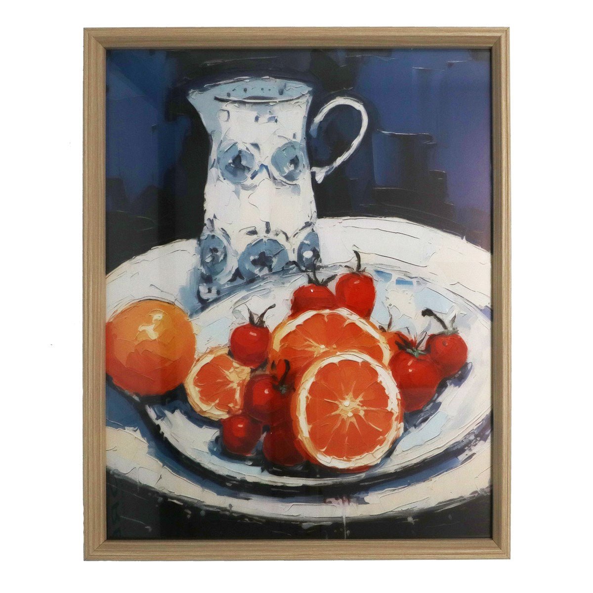 Fruit Platter and Jug Framed Artwork - Angela Reed -