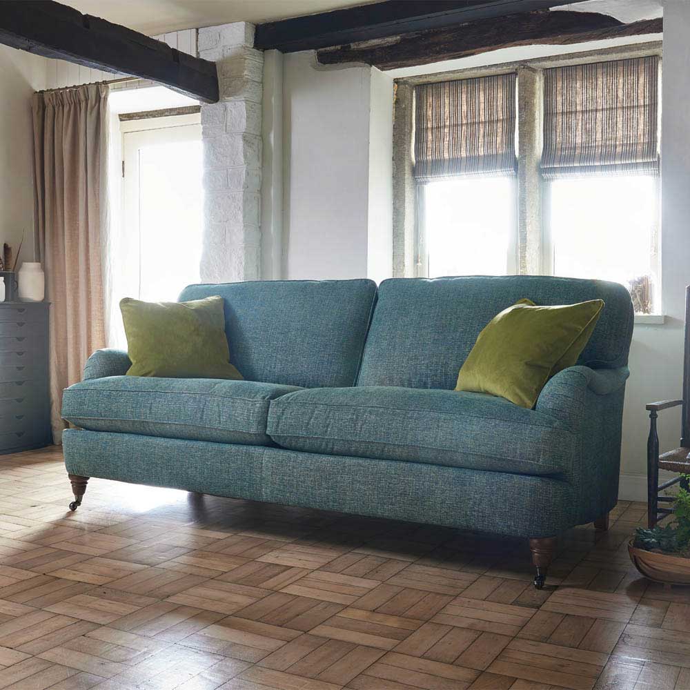 Georgie Sofa (all sizes) Extra Large Sofa / Aston Blush (Grade A),Extra Large Sofa / Aston Linen (Grade A),Extra Large Sofa / Aston Sky (Grade A),Extra Large Sofa / Athens Stripe Denim (Grade C),Extra Large Sofa / Athens Stripe Pearl (Grade C),Extra Large Sofa / Lenora Demin (Grade B),Extra Large Sofa / Lenora Hydro (Grade B),Extra Large Sofa / Lenora Papaya (Grade B),Extra Large Sofa / Lenora Seaspray (Grade B),Extra Large Sofa / Natural Tailored Weave (House 2),Extra Large Sofa / Soft Chenille Denim (Hous