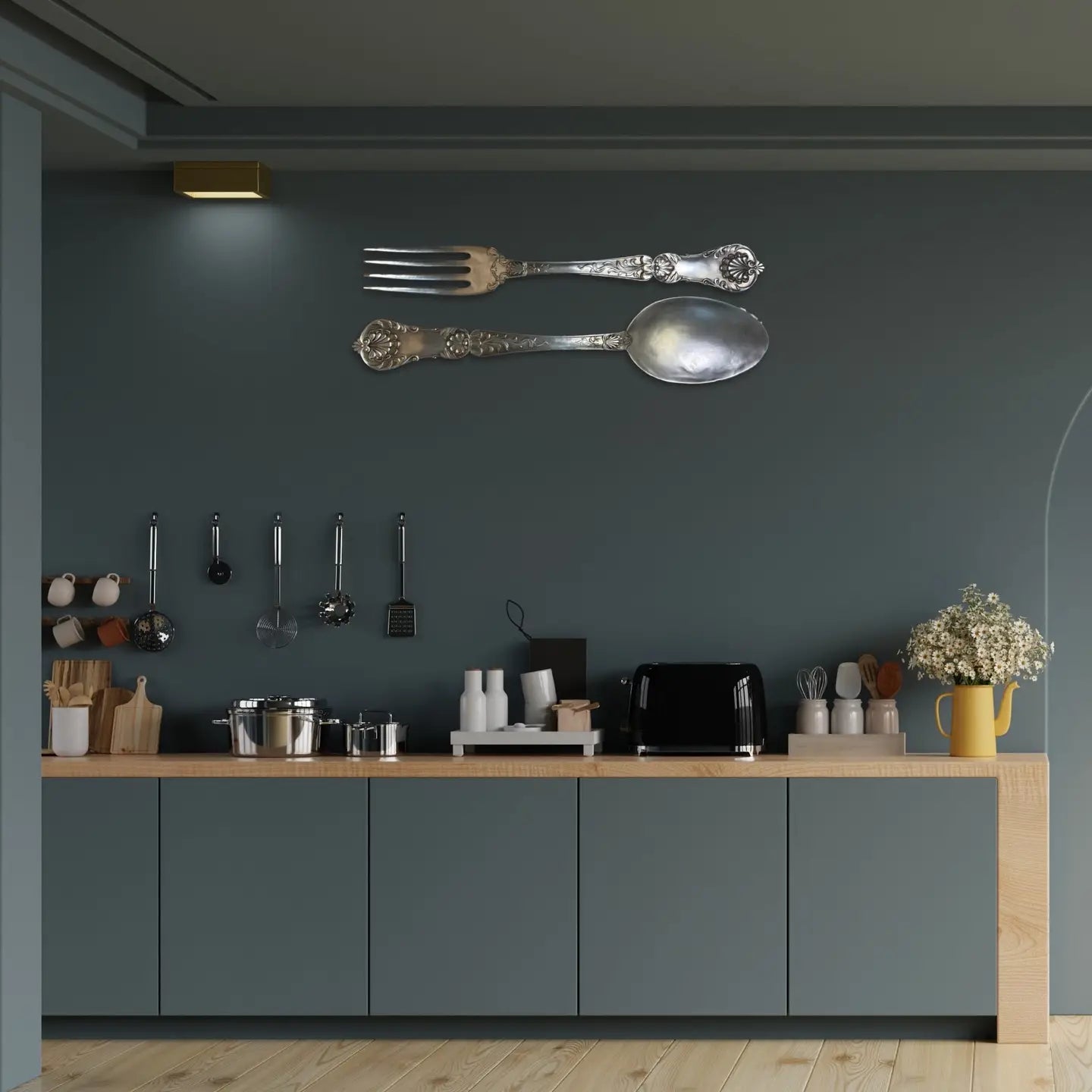 Giant Fork and Spoon