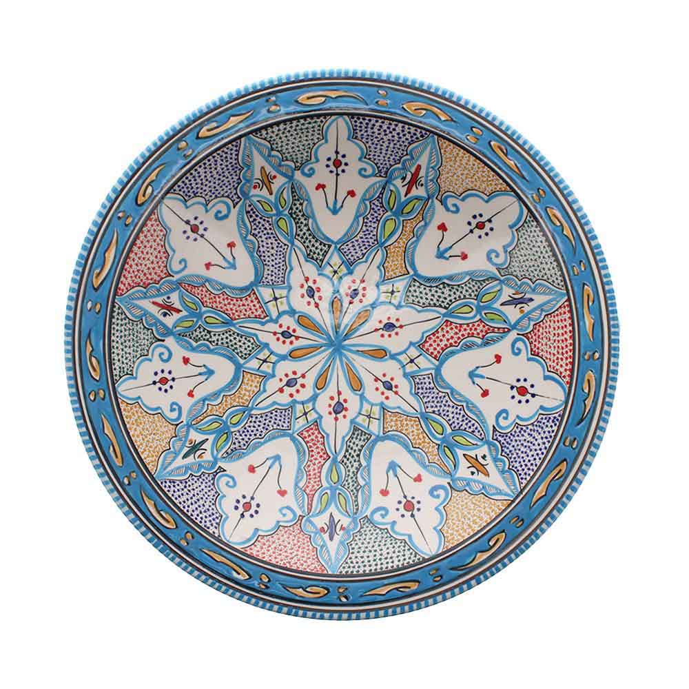 Giant Hand Made Serving Bowl, Aquamarine