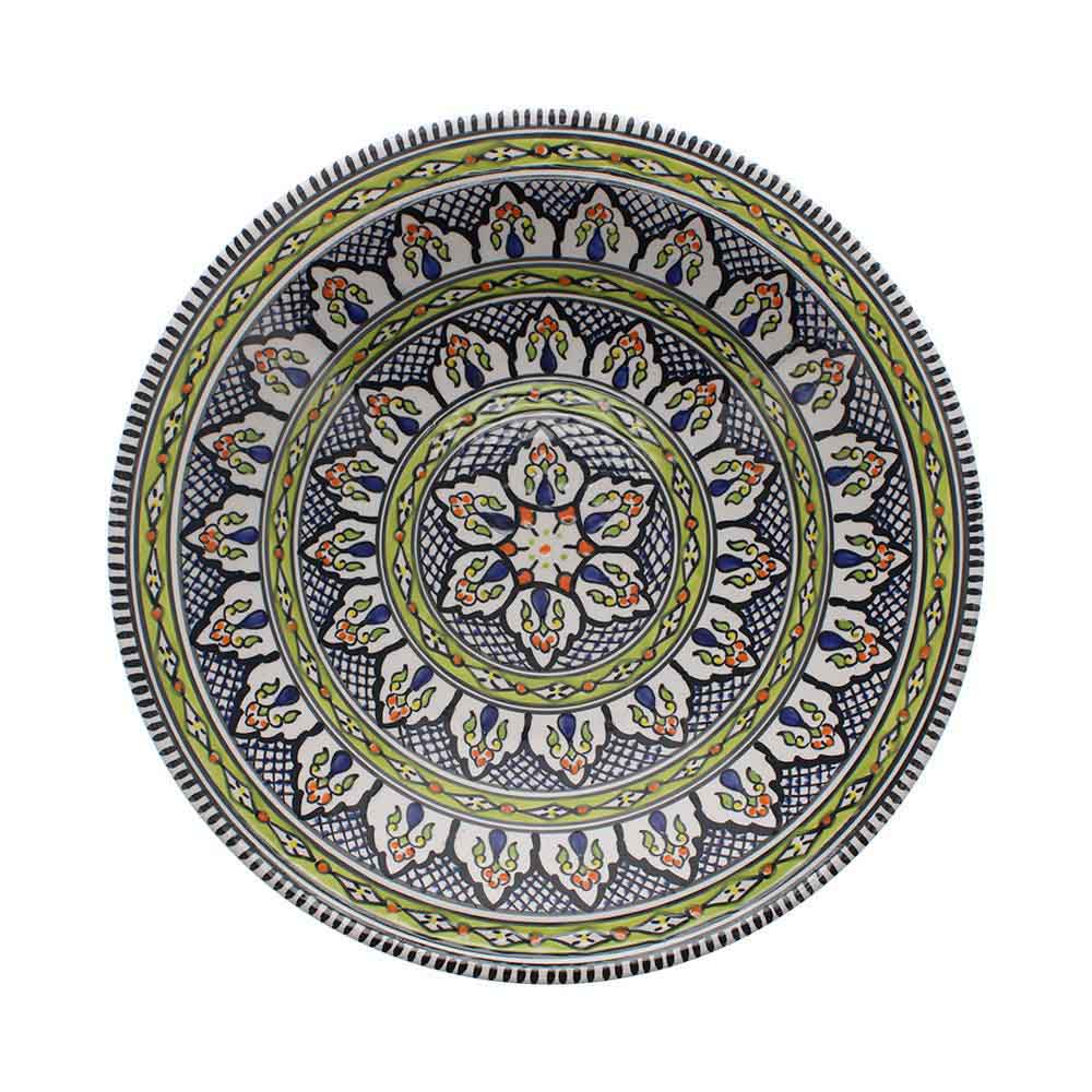 Giant Hand Made Serving Bowl, Pistachio