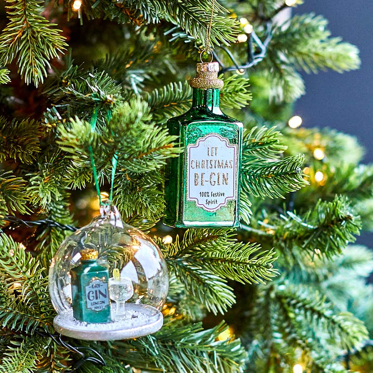 Gin and Tonic Dome Bauble