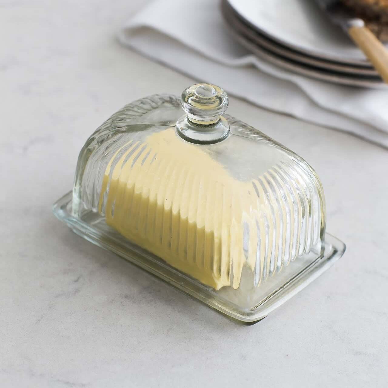 Glass Butter Dish