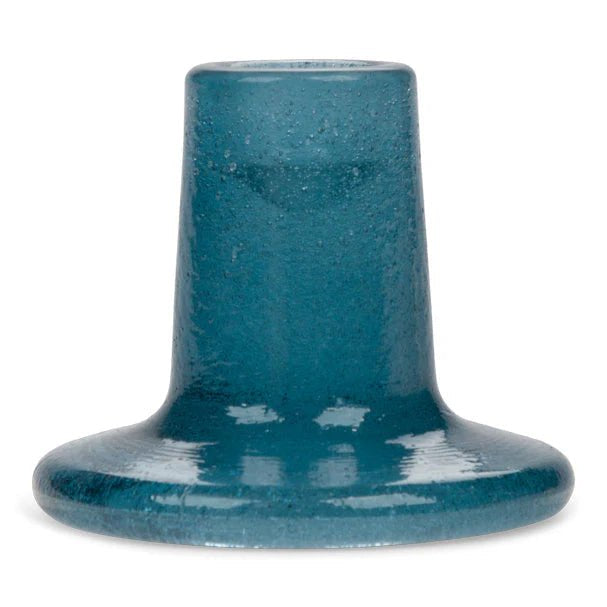 Glass Candleholder Pearl White,Old Rose,Malachite Green,Mineral Blue