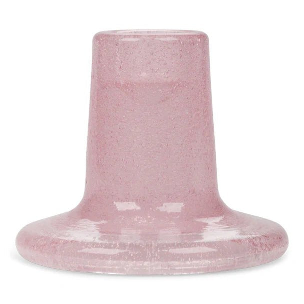 Glass Candleholder Pearl White,Old Rose,Malachite Green,Mineral Blue